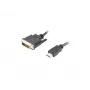 LANBERG Hdmi(m)->DVI-d(m)(24+1) kabelis Dual Link With Gold-plated 4k Jungtys - 1.8m Juoda