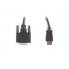 LANBERG Hdmi(m)->DVI-d(m)(24+1) kabelis Dual Link With Gold-plated 4k Jungtys - 1.8m Juoda