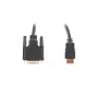 LANBERG Hdmi(m)->DVI-d(m)(24+1) kabelis Dual Link With Gold-plated 4k Jungtys - 3m Juoda