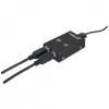 USB dalijimosi jungiklis MANHATTAN 162005, USB 2.0 Type-B, 2 prievadai, 480 Mbps, 1,5 m laidas, baltas