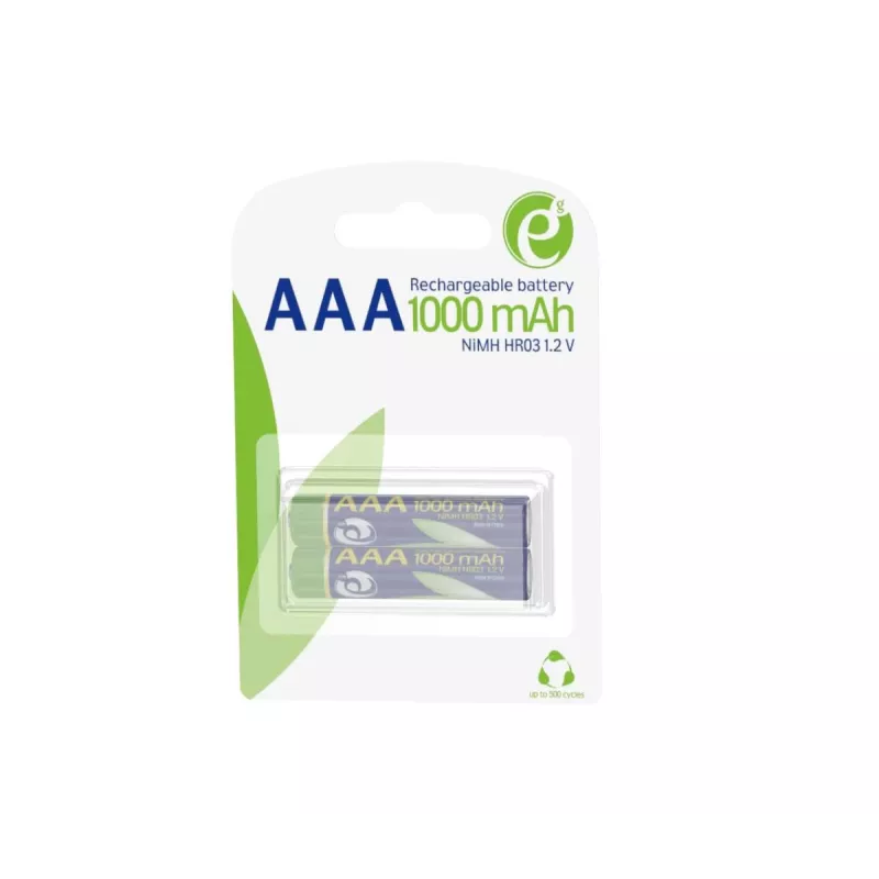 GEMBIRD AAA baterijos Ni-MH įkraunamos 1000mAh 2 vnt.