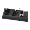 Laidinė mechaninė žaidimų klaviatūra IBOX AURORA K-4 — QWERTY, 108 klavišai, reguliuojamas LED foninis apšvietimas, atspari vandeniui, USB, 1,6 m laidas