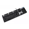 Laidinė mechaninė žaidimų klaviatūra IBOX AURORA K-4 — QWERTY, 108 klavišai, reguliuojamas LED foninis apšvietimas, atspari vandeniui, USB, 1,6 m laidas