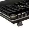 Laidinė mechaninė žaidimų klaviatūra IBOX AURORA K-4 — QWERTY, 108 klavišai, reguliuojamas LED foninis apšvietimas, atspari vandeniui, USB, 1,6 m laidas