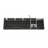 Laidinė mechaninė žaidimų klaviatūra IBOX AURORA K-4 — QWERTY, 108 klavišai, reguliuojamas LED foninis apšvietimas, atspari vandeniui, USB, 1,6 m laidas