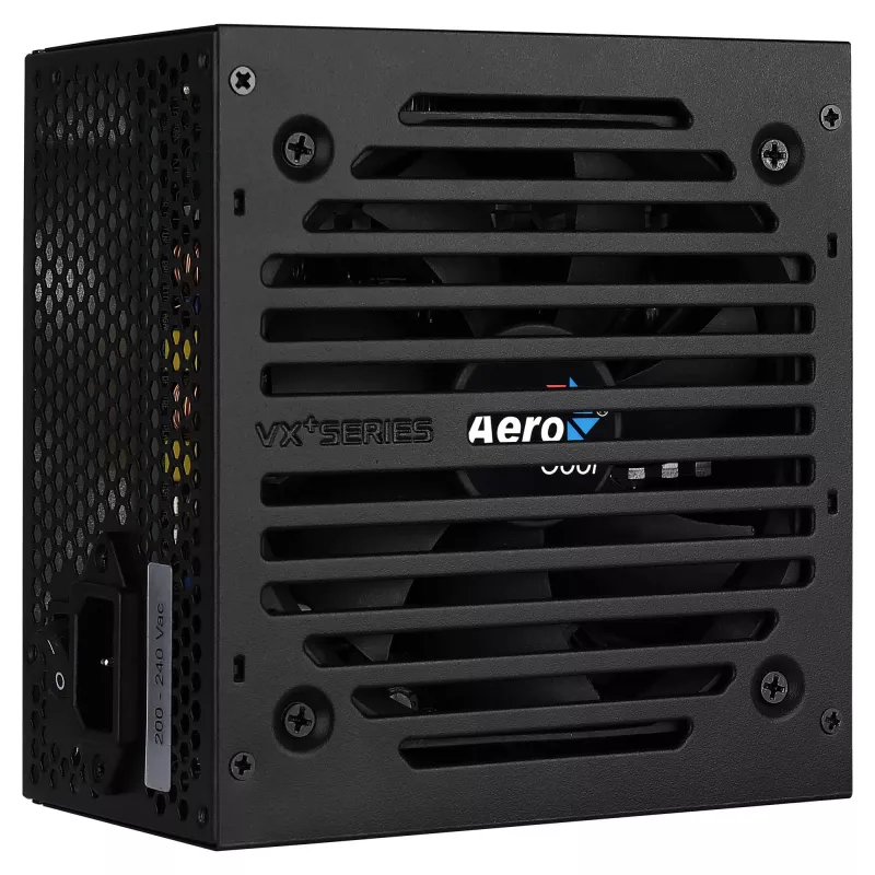Aerocool VX PLUS 650 maitinimo blokas 650 W 20+4 kontaktų ATX juodas
