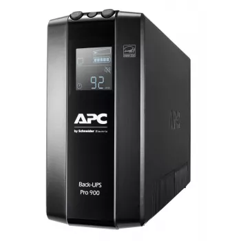 APC Back-UPS PRO BR900MI - 6x C13 išėjimai, USB, 900VA, linijinis interaktyvus, 0,9 kVA, 540 W, sinusinis, 176 V, 294 V