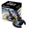 Thrustmaster T.Flight Stick X Juoda, Red, Sidabrinė USB Joystick Analogue PC, Playstation 3