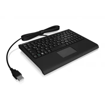 KeySonic ACK-3410 (US) klaviatūra, skirta biurui, USB, JAV anglų k., juoda