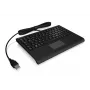 KeySonic ACK-3410 (US) klaviatūra, skirta biurui, USB, JAV anglų k., juoda
