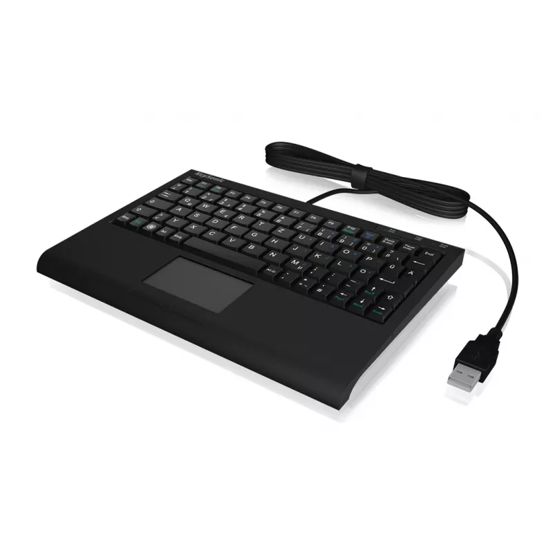 KeySonic ACK-3410 (US) klaviatūra, skirta biurui, USB, JAV anglų k., juoda