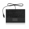 KeySonic ACK-3410 (US) klaviatūra, skirta biurui, USB, JAV anglų k., juoda