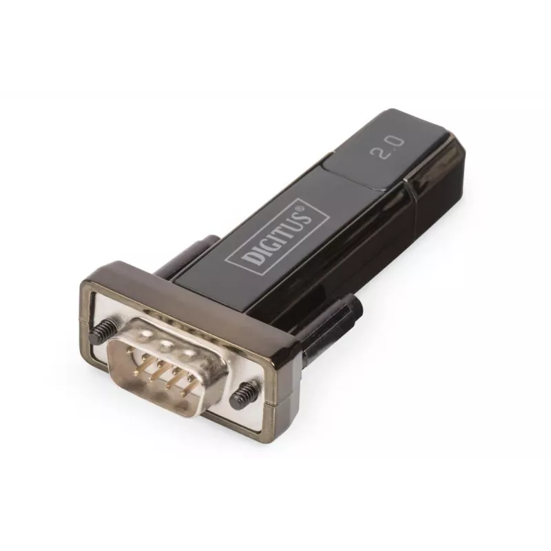 DIGITUS USB 2.0 į nuoseklų keitiklį, DSUB 9M su USB A laidu 80 cm