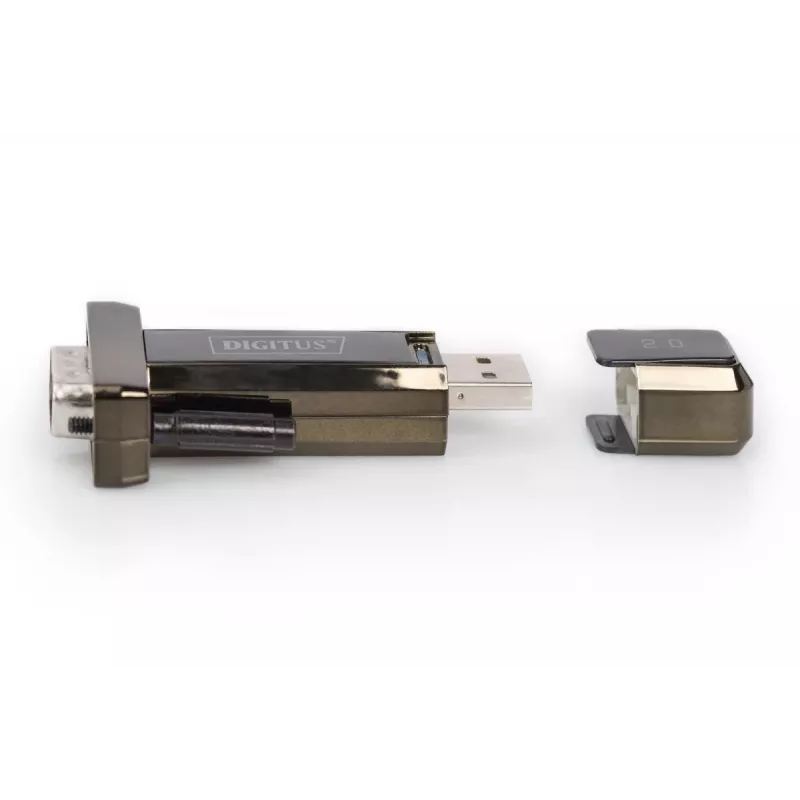 DIGITUS USB 2.0 į nuoseklų keitiklį, DSUB 9M su USB A laidu 80 cm