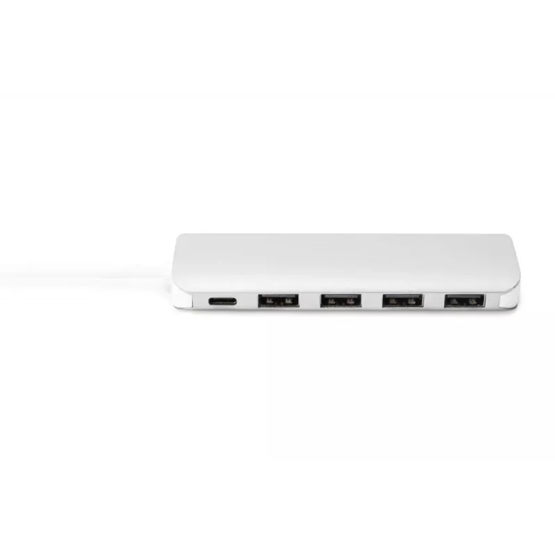 DIGITUS USB-C HUB 4-Port PD 4x USB 3.0, 1x PD Charging, Pilka