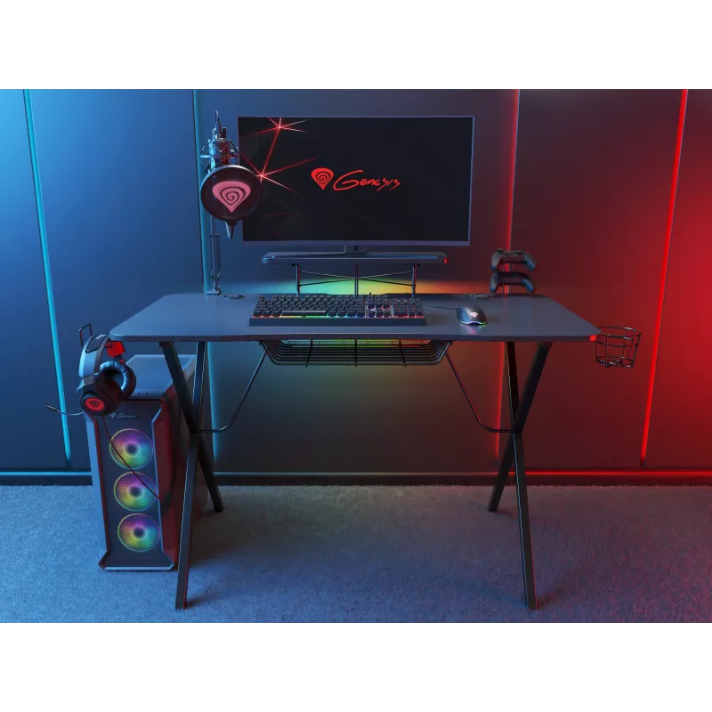 GENESIS Holm 300 RGB Juoda