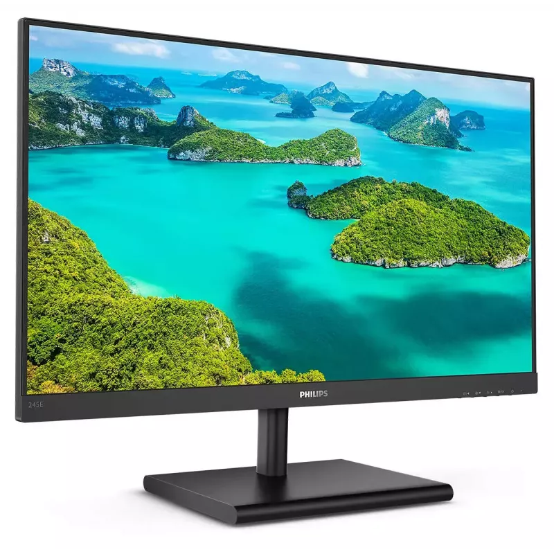 Philips E Line 245E1S/00 kompiuterio monitorius 60,5 cm (23,8 colio) 2560 x 1440 pikselių 2K Ultra HD LCD juodas
