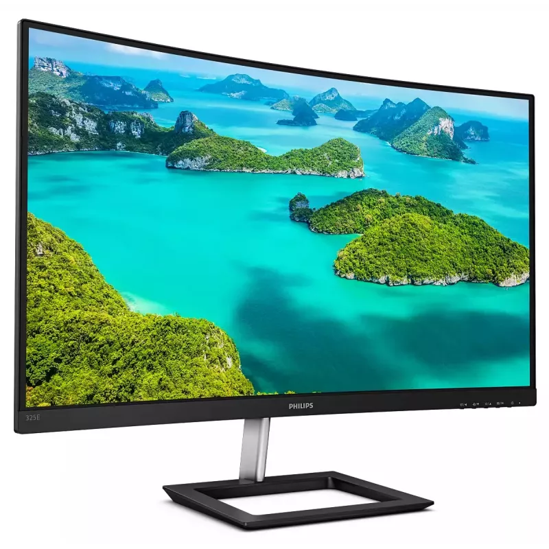 Philips E Line 325E1C/00 kompiuterio monitorius 80 cm (31,5 colio) 2560 x 1440 pikselių Quad HD LCD juodas