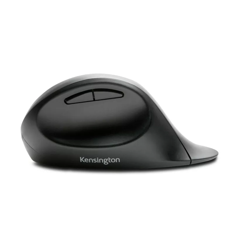 Kensington Pro Fit Ergo belaidė pelė – juoda, dešinei rankai, RF belaidis + Bluetooth, 1600 DPI, juoda