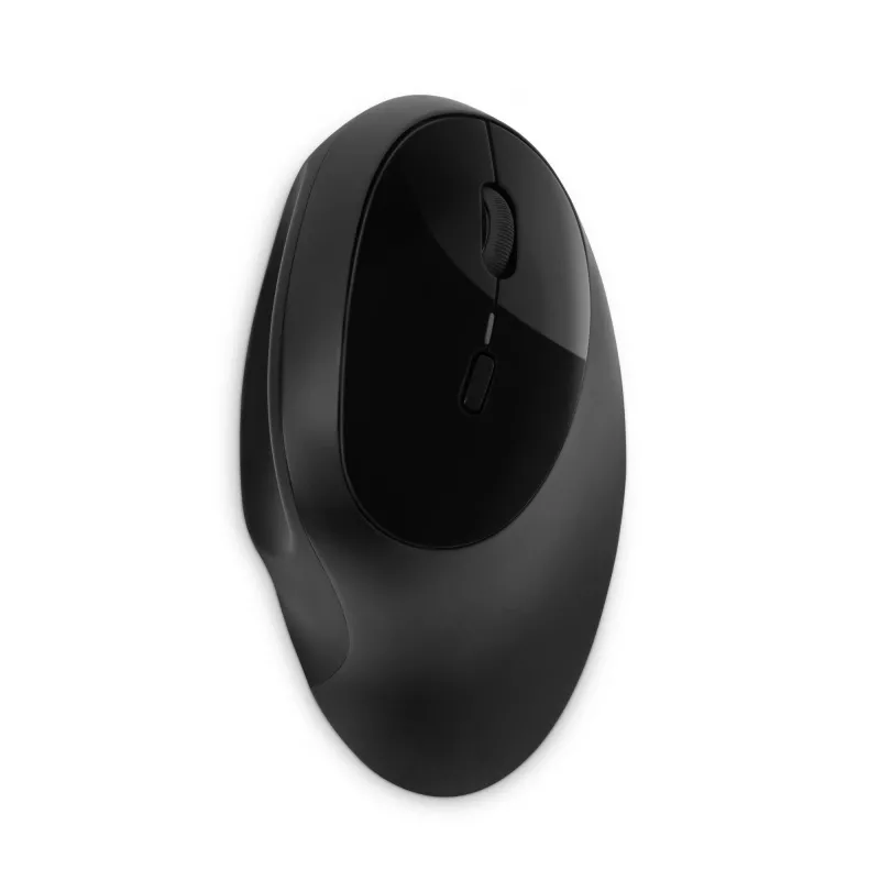 Kensington Pro Fit Ergo belaidė pelė – juoda, dešinei rankai, RF belaidis + Bluetooth, 1600 DPI, juoda