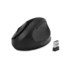 Kensington Pro Fit Ergo belaidė pelė – juoda, dešinei rankai, RF belaidis + Bluetooth, 1600 DPI, juoda