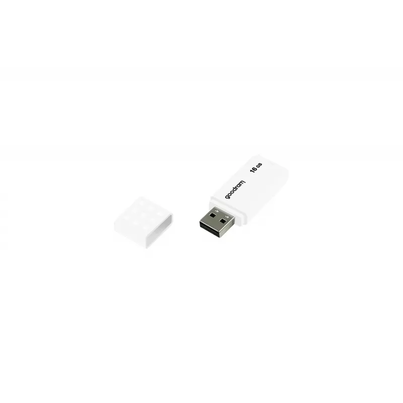 USB atmintinė GOODRAM UME2 16 GB USB Type-A 2.0, balta, 20 MB/s skaitymo, 5 MB/s rašymo