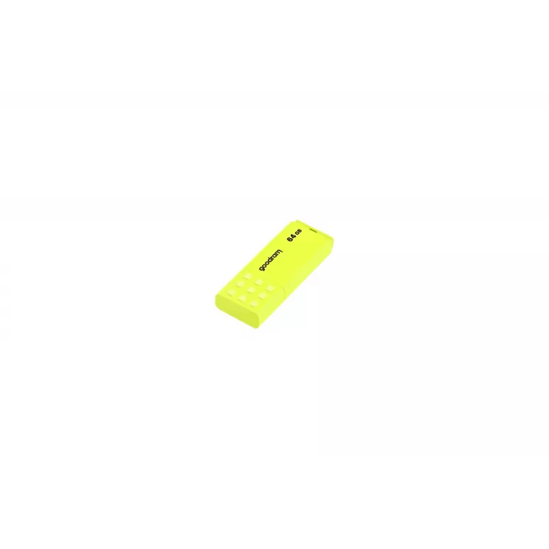 USB atmintinė GOODRAM UME2 64 GB USB Type-A 2.0, geltona, be dangtelio, plastikinė