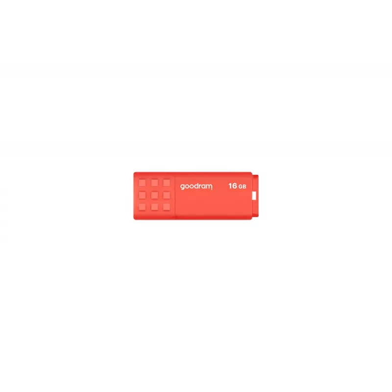 USB atmintukas GOODRAM UME3 16 GB USB Type-A 3.2 Gen 1 (oranžinė), 60/20 MB/s, bekepurėlis plastikinis korpusas
