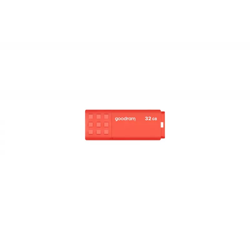 USB atmintukas GOODRAM UME3 32GB USB Type-A 3.2 Gen 1, oranžinis, 59,6×20,6×9,2 mm