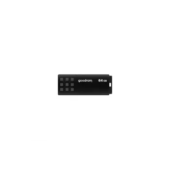USB atmintinė GOODRAM UME3 64 GB USB Type-A 3.2 Gen 1, skaitymas 60 MB/s, rašymas 20 MB/s, juoda