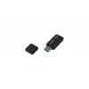 USB atmintinė GOODRAM UME3 64 GB USB Type-A 3.2 Gen 1, skaitymas 60 MB/s, rašymas 20 MB/s, juoda
