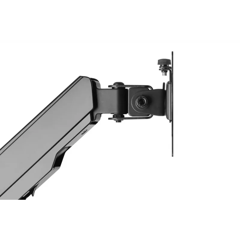 DIGITUS sėdimos-stovimos darbo vietos sieninė tvirtinimo sistema vienam monitoriui, juoda, maks. apkrova: 1–8 kg, maks. ekrano dydis: 17–32 colių