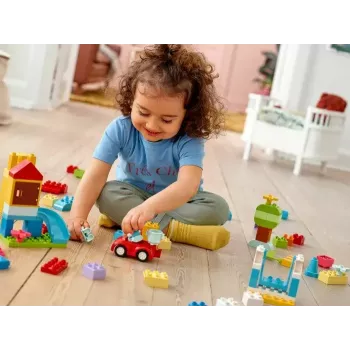 LEGO DUPLO 10914 Brick Box — 65 dalių konstruktorius mažiems vaikams nuo 1,5 metų