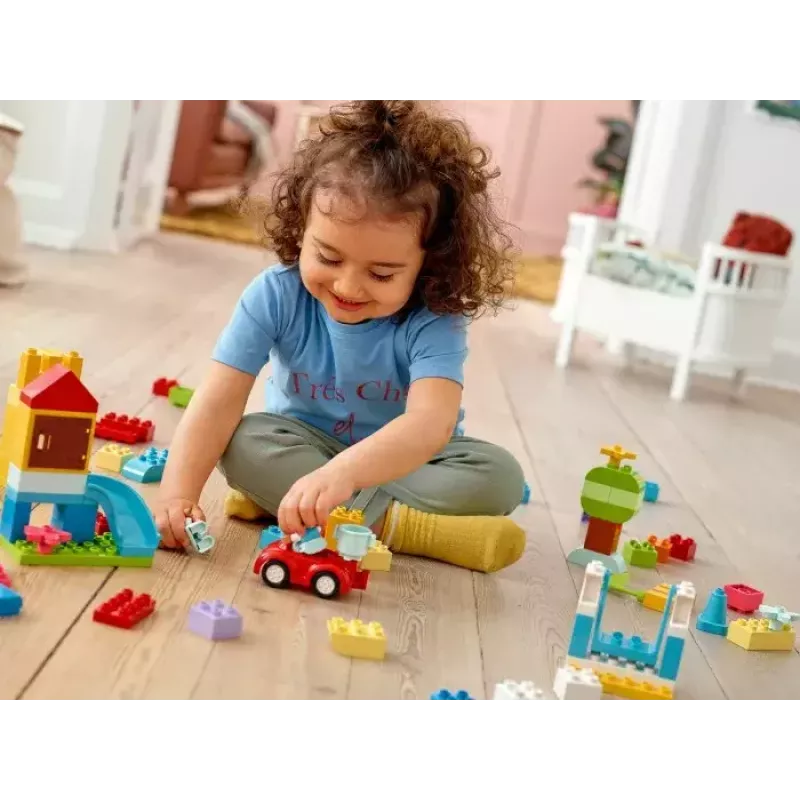LEGO DUPLO 10914 Brick Box — 65 dalių konstruktorius mažiems vaikams nuo 1,5 metų