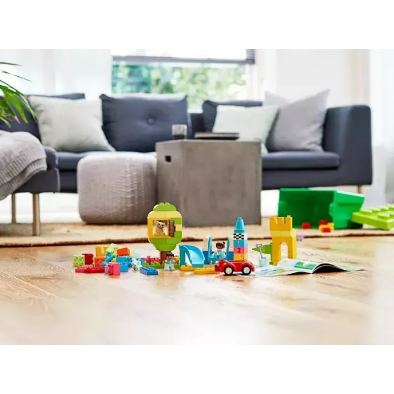 LEGO DUPLO 10914 Brick Box — 65 dalių konstruktorius mažiems vaikams nuo 1,5 metų