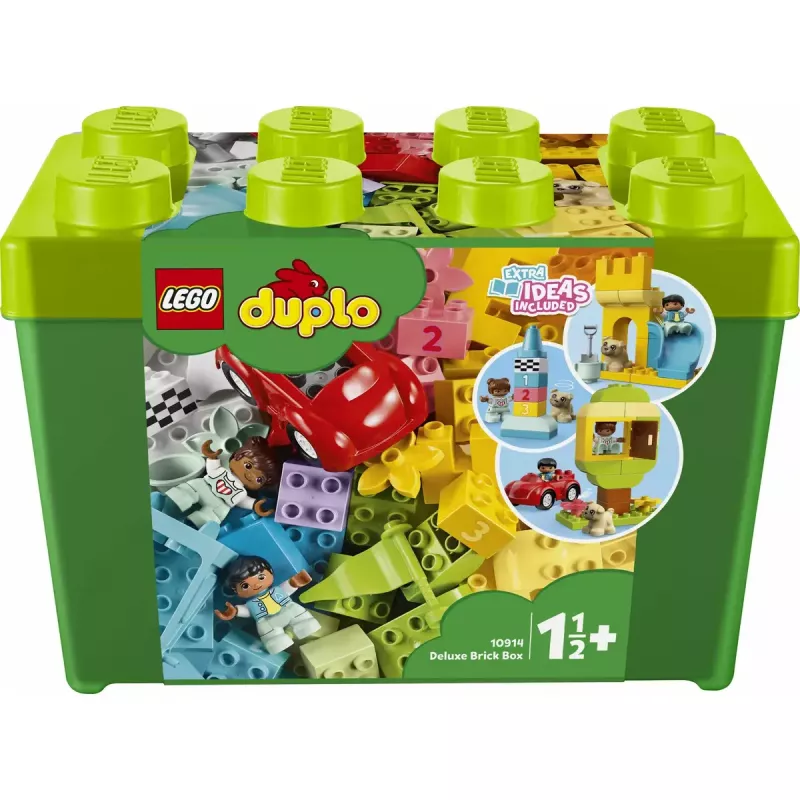LEGO DUPLO 10914 Brick Box — 65 dalių konstruktorius mažiems vaikams nuo 1,5 metų