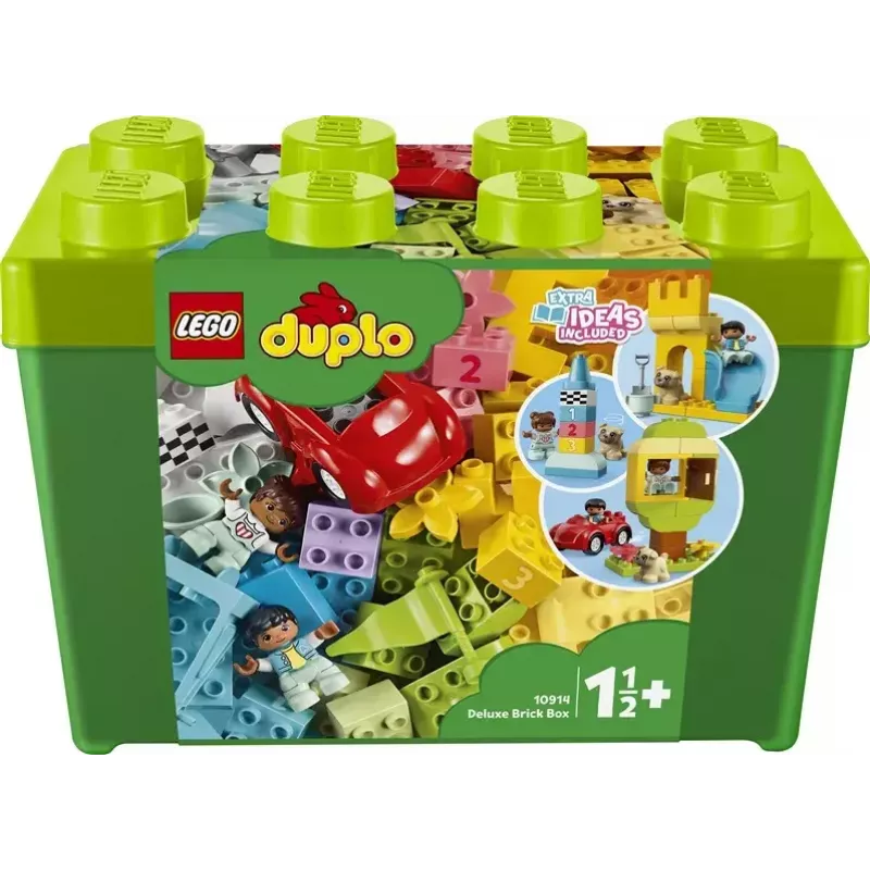 LEGO DUPLO 10914 Brick Box — 65 dalių konstruktorius mažiems vaikams nuo 1,5 metų