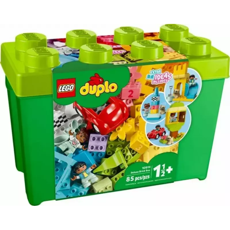 LEGO DUPLO 10914 Brick Box — 65 dalių konstruktorius mažiems vaikams nuo 1,5 metų