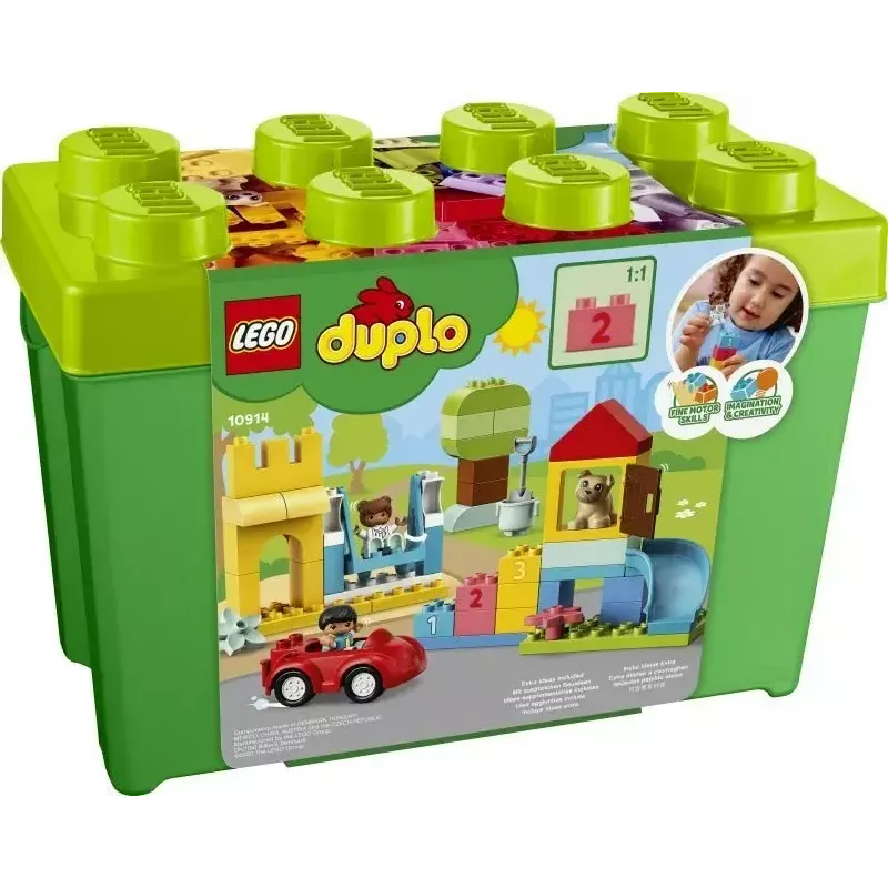 LEGO DUPLO 10914 Brick Box — 65 dalių konstruktorius mažiems vaikams nuo 1,5 metų