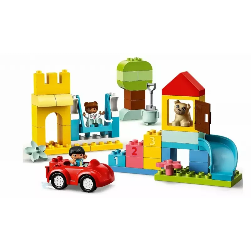 LEGO DUPLO 10914 Brick Box — 65 dalių konstruktorius mažiems vaikams nuo 1,5 metų