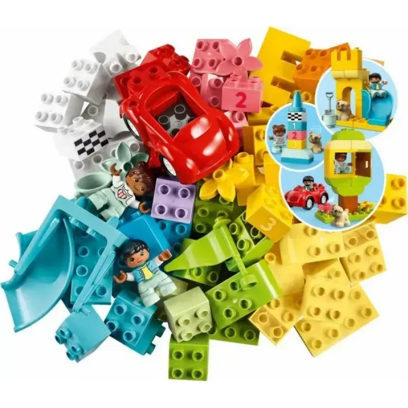 LEGO DUPLO 10914 Brick Box — 65 dalių konstruktorius mažiems vaikams nuo 1,5 metų