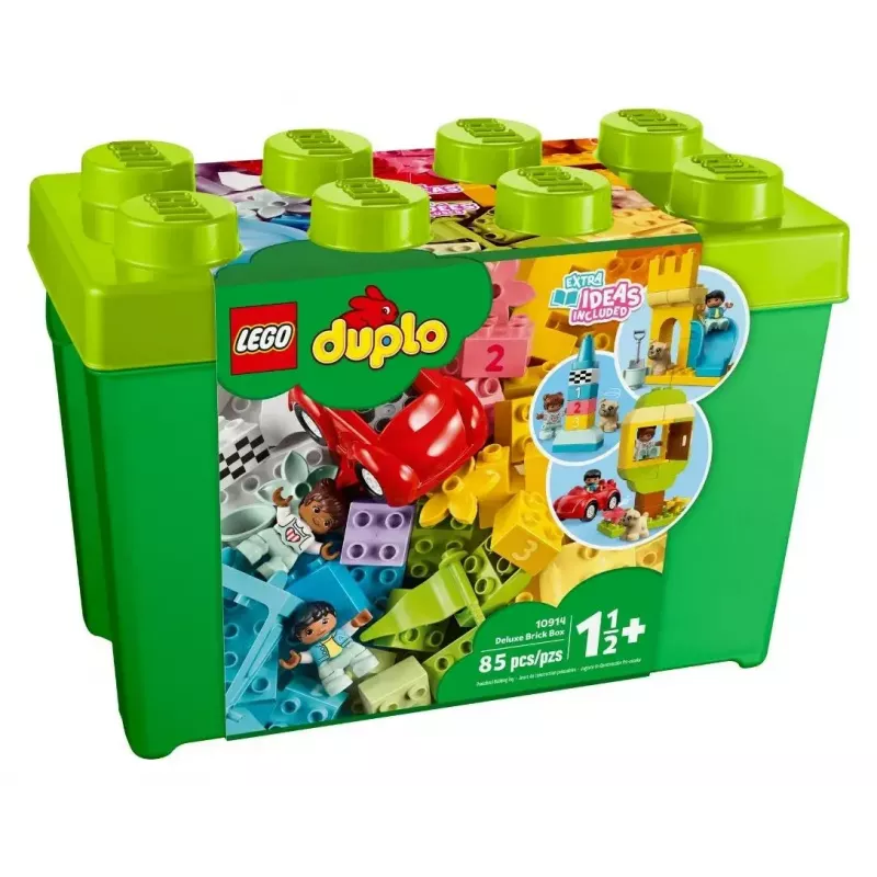 LEGO DUPLO 10914 Brick Box — 65 dalių konstruktorius mažiems vaikams nuo 1,5 metų