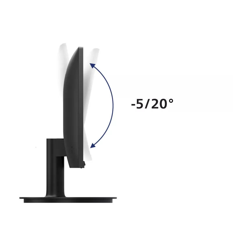 Philips V Line 221V8A/00 kompiuterio monitorius 54,6 cm (21,5 colio) 1920 x 1080 pikselių Full HD LED juodas