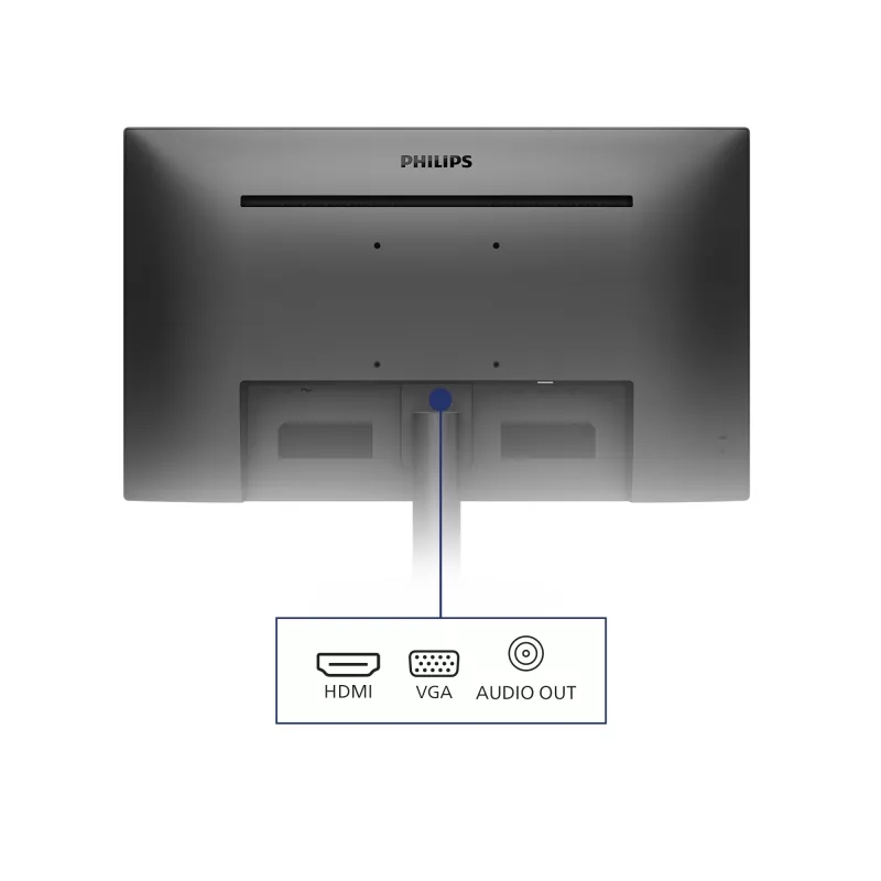 Philips V Line 221V8A/00 kompiuterio monitorius 54,6 cm (21,5 colio) 1920 x 1080 pikselių Full HD LED juodas