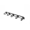 Kabelių tvarkymo skydelis LANBERG AK-1205-B, 1U metalinis, 19 colių (482,6 mm) pločio, 80 mm gylio, juodas