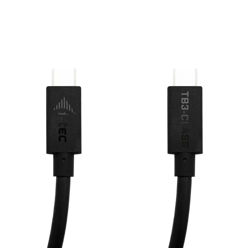 i-tec Thunderbolt 3 – Klasės kabelis, 40 Gbps, 100 W maitinimo tiekimas, suderinama su USB-C, 150 cm