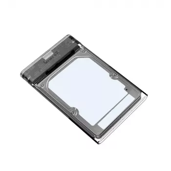 Unitek HDD/SSD dėklas S1103A Skaidrus 2,5 colio SATA III diskams, USB 3.1 Gen 1 (Micro-USB B)
