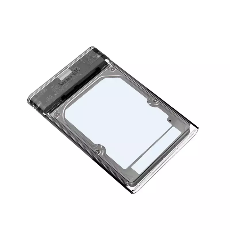 Unitek HDD/SSD dėklas S1103A Skaidrus 2,5 colio SATA III diskams, USB 3.1 Gen 1 (Micro-USB B)