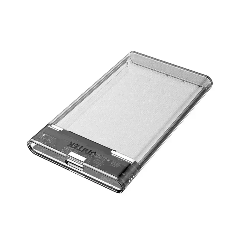 Unitek HDD/SSD dėklas S1103A Skaidrus 2,5 colio SATA III diskams, USB 3.1 Gen 1 (Micro-USB B)
