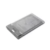 Unitek HDD/SSD dėklas S1103A Skaidrus 2,5 colio SATA III diskams, USB 3.1 Gen 1 (Micro-USB B)